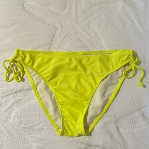 Vibrant Yellow Bikini with Adjustable Side Ties